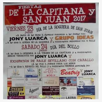 Fiestas de San Juan 2017 en La Capitana