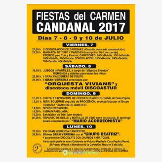 Fiestas del Carmen Candanal 2017