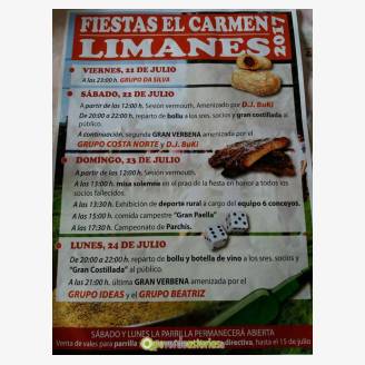 Fiestas del Carmen Limanes 2017