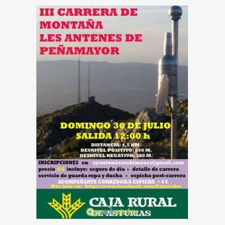 III Carrera de Montaa Les Antenes de Peamayor 2017