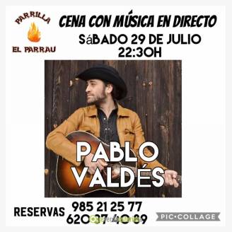 Concierto Pablo Valds en Parrilla El Parrau