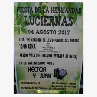 Fiesta de La Hermandad Luciernas 2017