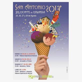 Fiestas de San Antonio Belmonte de Miranda 2017