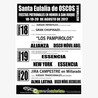 Fiestas de San Roque en Santa Eulalia de Oscos 2017