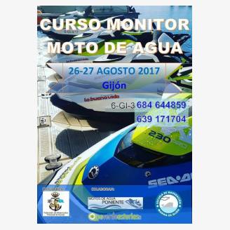 Curso Monitor Moto de Agua en Gijn
