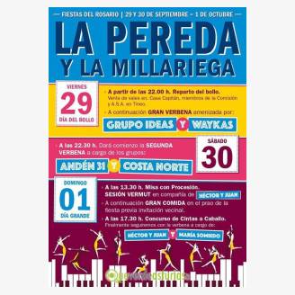Fiestas del Rosario en La Pereda y La Millariega 2017