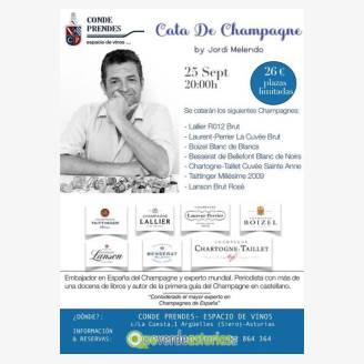 Cata de Champagne by Jordi Melendo - Conde Prendes Espacio de Vinos
