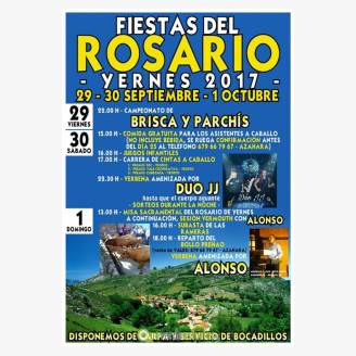 Fiestas del Rosario Yernes 2017