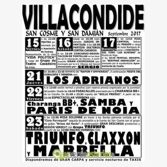 Fiestas de San Cosme y San Damin Villacondide 2017