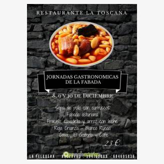 Jornadas Gastronmicas de la Fabada en Restaurante La Toscana