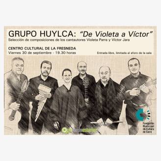 El grupo Huylca presenta en La Fresneda "De Violeta a Vctor"