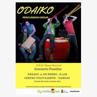 Odaiko Percusiion Group en concierto en Cands