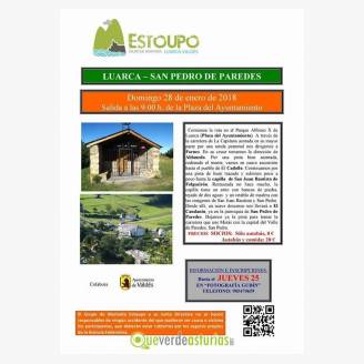 Ruta Luarca - San Pedro de Paredes con el Grupo El Estoupo