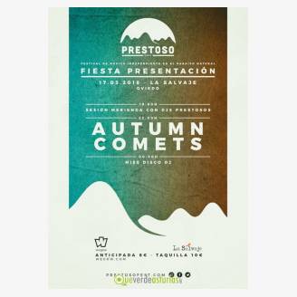 Presentacin del Prestoso Fest 2018  Autumn Comets