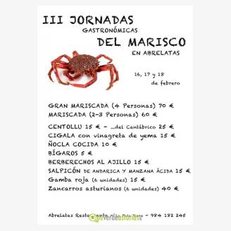III Jornadas Gastronmicas del Marisco en Abrelatas