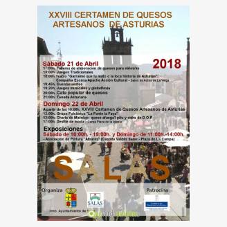 XXVIII Certamen de Quesos Artesanos de Asturias 2018 en Salas