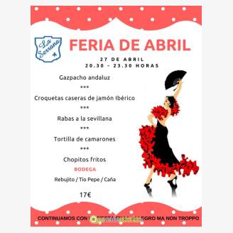 Feria de Abril 2018 en el Restaurante La Serrana - Hotel 40 Nudos