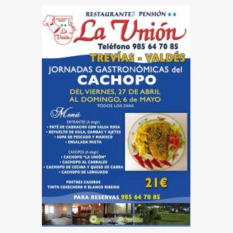 Jornadas Gastronmicas del Cachopo 2018 en Restaurante La Unin
