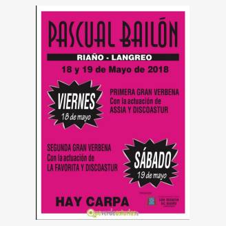 Fiestas de Pascual Bailn Riao 2018