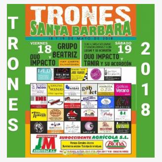 Fiestas de Santa Brbara 2018 en Trones