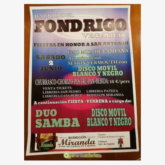 Fiestas de San Antonio Fondrigo 2018