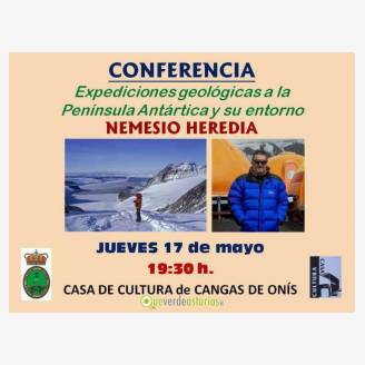 Conferencia: Expediciones geolgicas a la Pennsula Antrtica y su entorno
