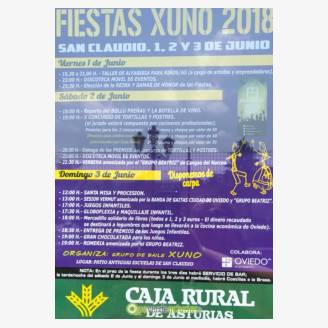 Fiestas de Xuno 2018 en San Claudio