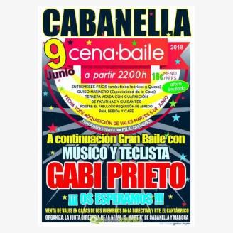 Cena-baile en Cabanella