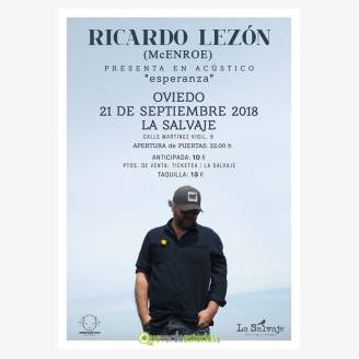 Ricardo Lezn en concierto en La Salvaje - Presentacin "Esperanza"