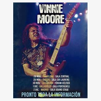 Vinnie Moore Band en concierto en Oviedo