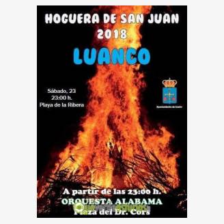 Hoguera y Fiesta de San Juan Luanco 2018