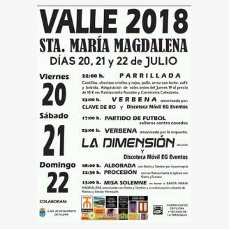 Fiestas de Santa Mara Magdalena Valle 2018