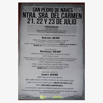 Fiestas del Carmen 2018 en San Pedro de Naves