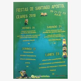 Fiestas de Santiago Apstol Ceares 2018