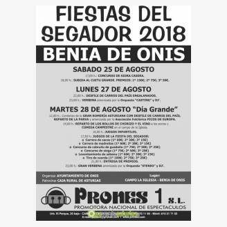 Fiesta del Segador Benia de Ons 2018