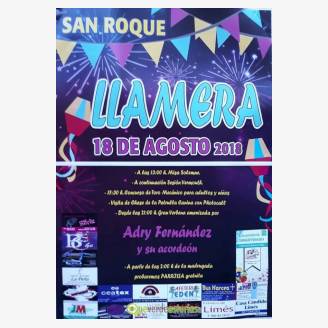 Fiestas de San Roque 2018 en Llamera