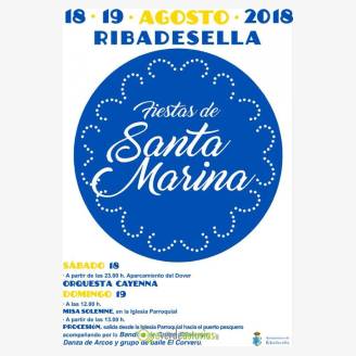 Fiestas de Santa Marina 2018 en Ribadesella