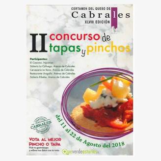 II Concurso de Tapas y Pinchos  - Certamen del Queso de Cabrales 2018