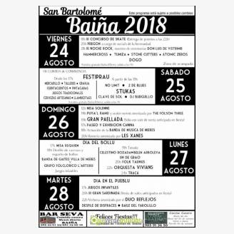 Fiestas de San Bartolom Baia 2018
