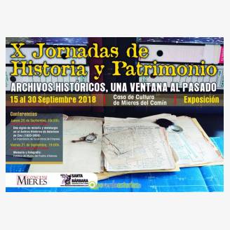 Exposicin: X Jornadas de Historia y Patrimonio Mieres 2018