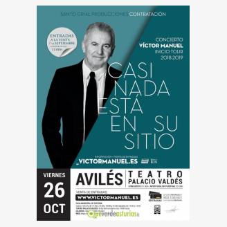 Vctor Manuel en concierto en Avils - "Casi nada est en su sitio"