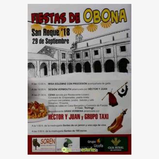 Fiesta de San Roque 2018 en Obona