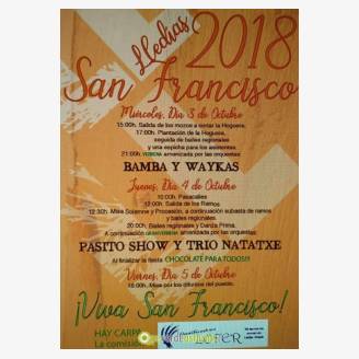 Fiestas de San Francisco Lledas 2018