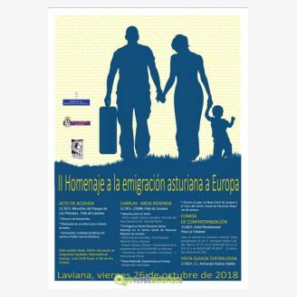 II Homenaje a la emigracin asturiana a Europa - Laviana 2018