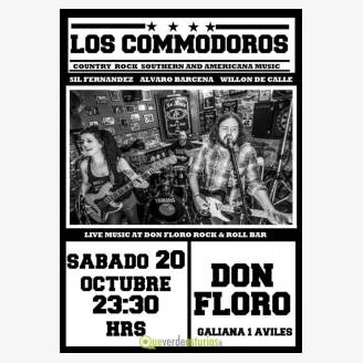 Los Commodoros en concierto en Don Floro