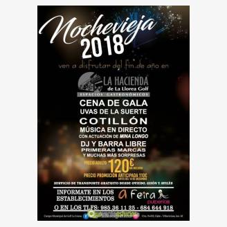 Nochevieja 2018 en La Hacienda de La Llorea Golf