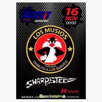 Los Musios + Sharpsteel en concierto en Pravia