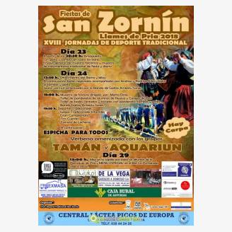 Fiesta de San Zornn y XVIII Jornadas de Deporte Tradicional - Llames de Pra 2018