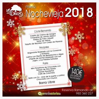Nochevieja 2018 en Las Delicias