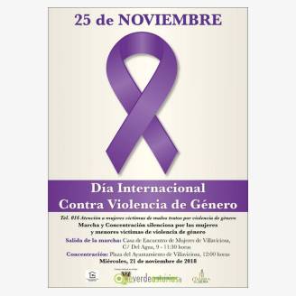 Da Internacional Contra la Violencia de Gnero 2018 en Villaviciosa